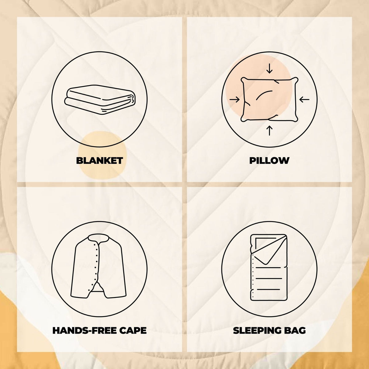 VOITED CloudTouch® Indoor/Outdoor Camping Blanket -Galaxy Blankets VOITED