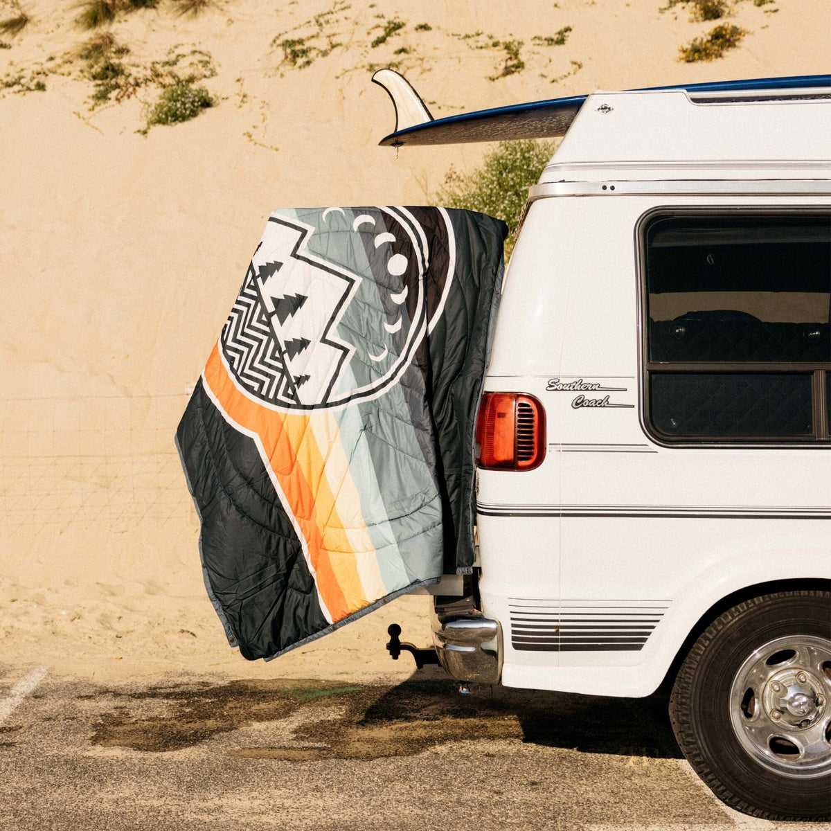 VOITED Fleece Outdoor Camping Blanket - Camp Vibes / Greengabel Blankets VOITED