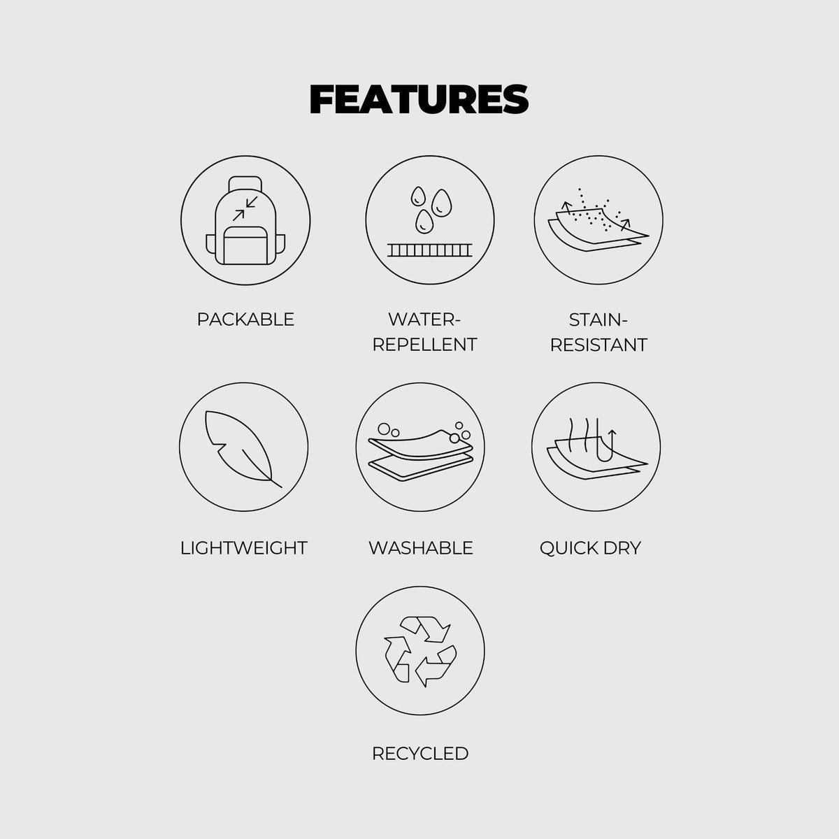 VOITED Quilted Premium Recycled Pet Blanket - Camp Vibes Two Blankets VOITED