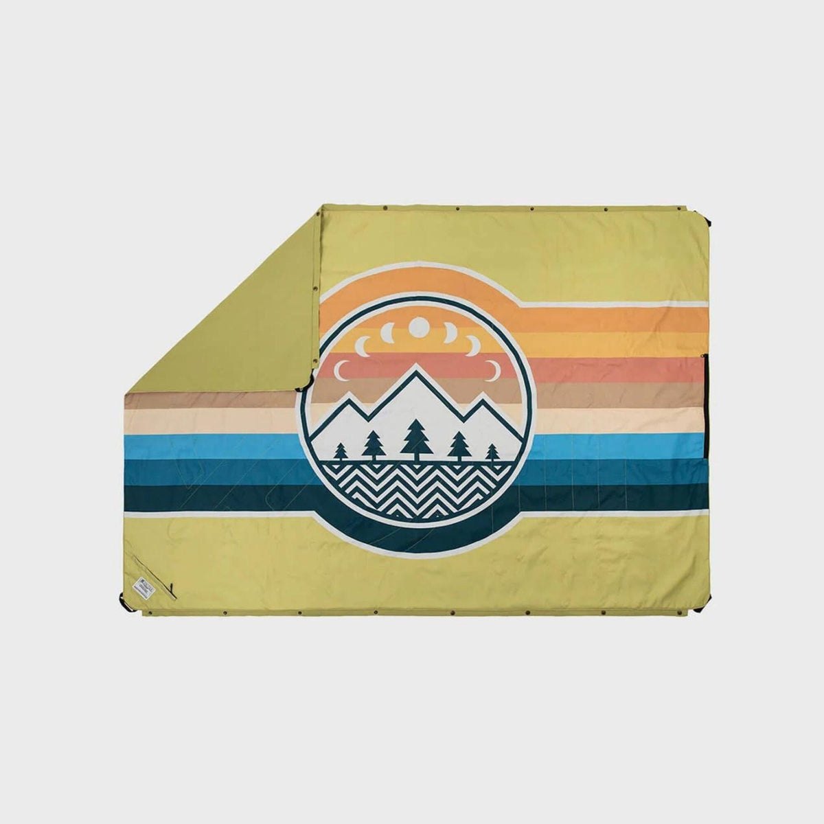 VOITED Compact Picnic & Beach Blanket - CampVibes Pistachio / Dusty Sand Blankets VOITED
