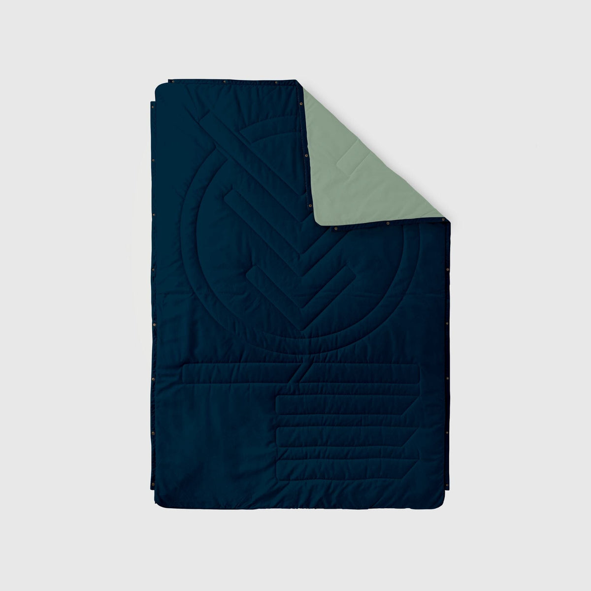 VOITED Recycled Ripstop Outdoor Camping Blanket - Ocean Navy/Cameo Green Blankets VOITED