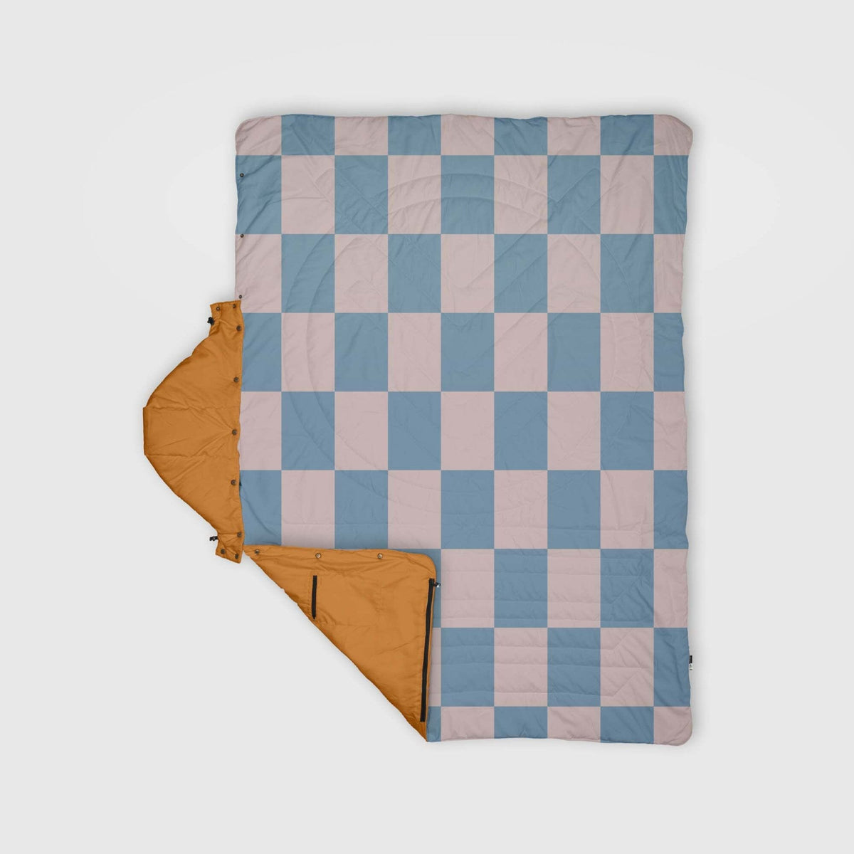 VOITED Recycled Ripstop Travel Blanket - Blue Dancer/Sundial Blankets VOITED