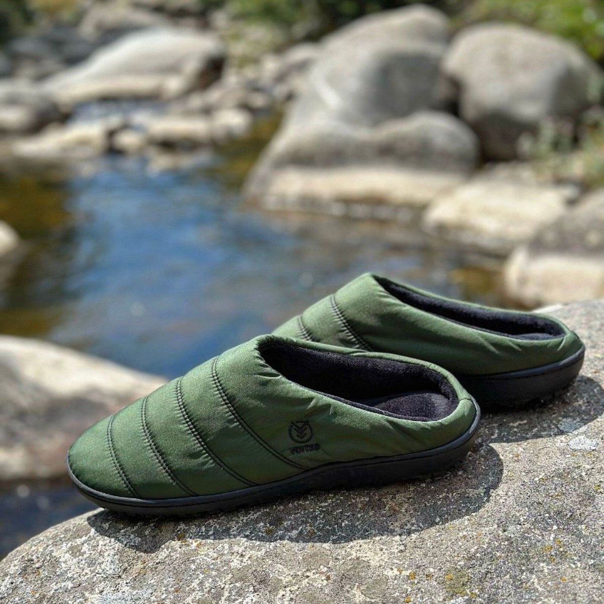VOITED Soul Slipper - Lightweight, Indoor/Outdoor Camping Slippers - Tree Green Footwear VOITED