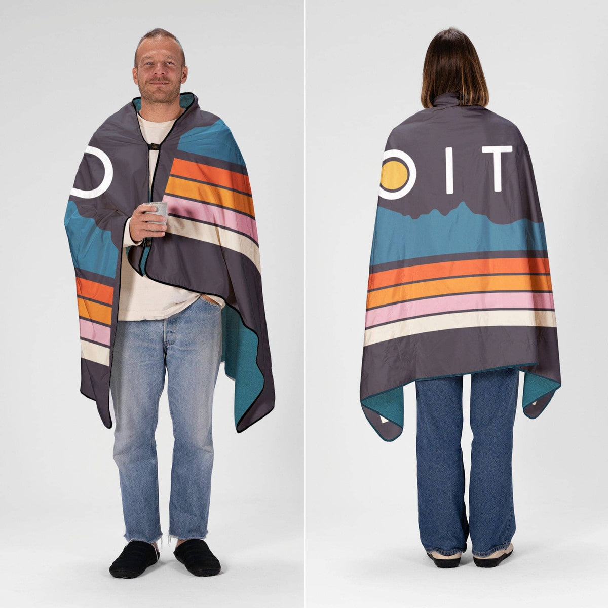 VOITED NeckPack Travel Blanket - Peaks Blankets VOITED