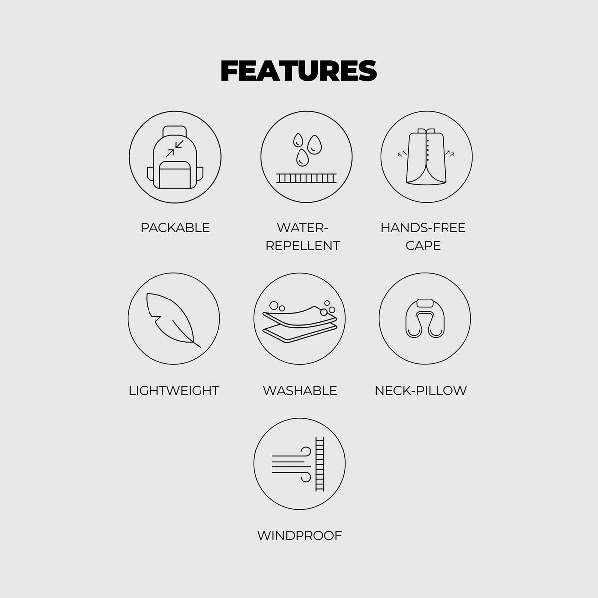 VOITED NeckPack Travel Blanket - Waterfall Blankets VOITED