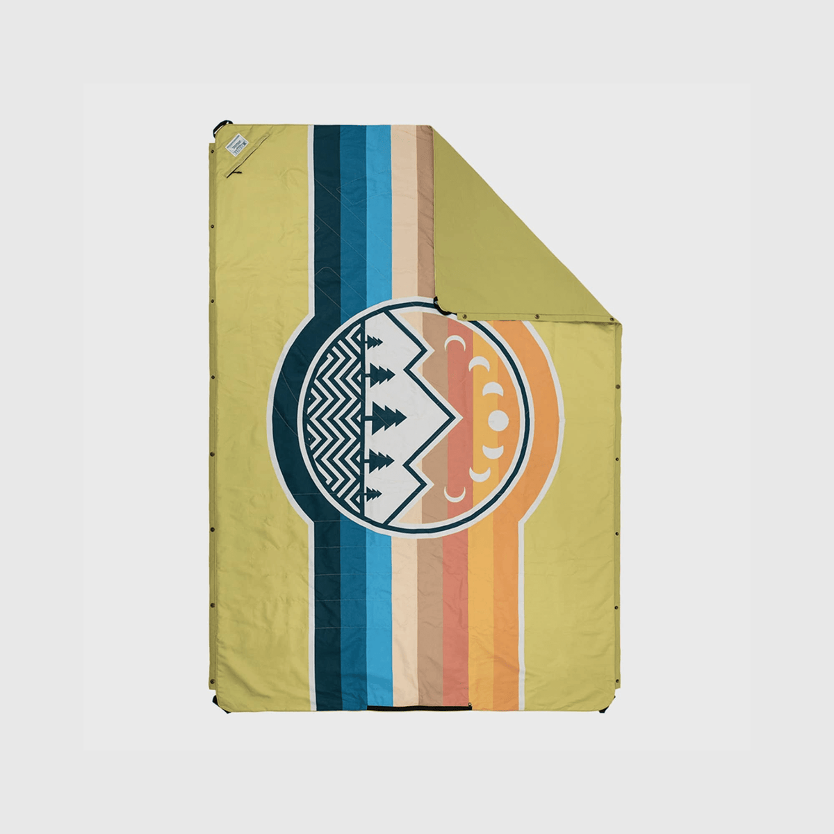 VOITED Compact Picnic & Beach Blanket - Camp Vibes / Pistachio Blankets VOITED