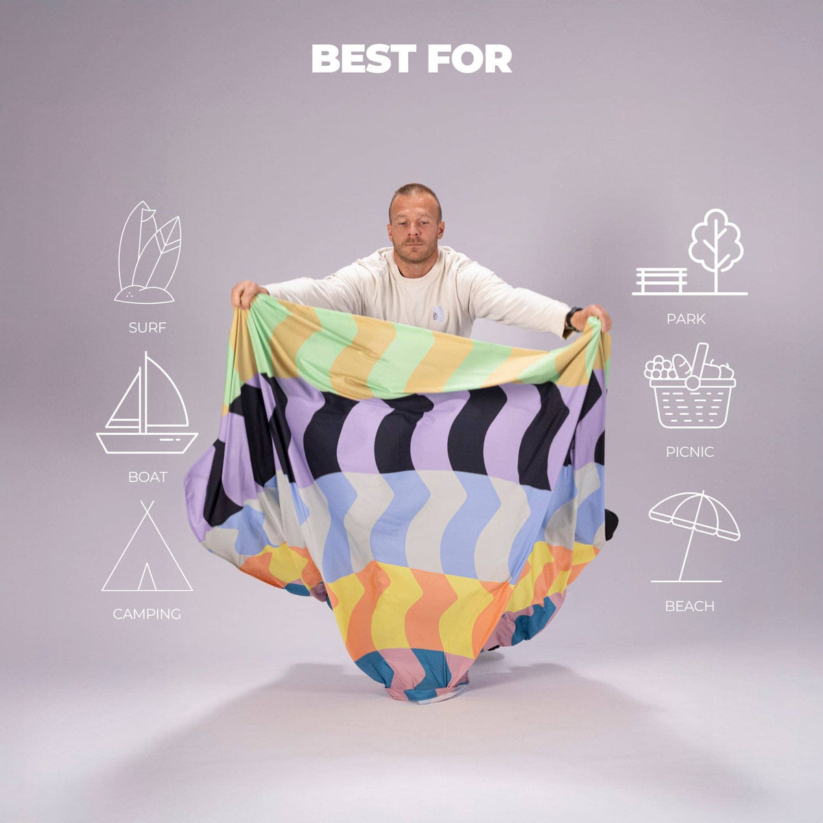 VOITED Sandfree Beach Sheet - Seacrest Accessories VOITED