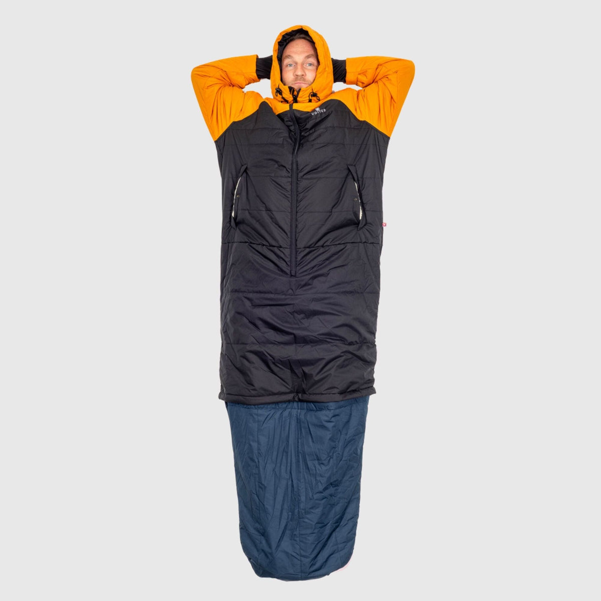 VOITED Premium Slumber Jacket for Camping, Vanlife & Indoor - Desert / Black / Navy Blankets VOITED