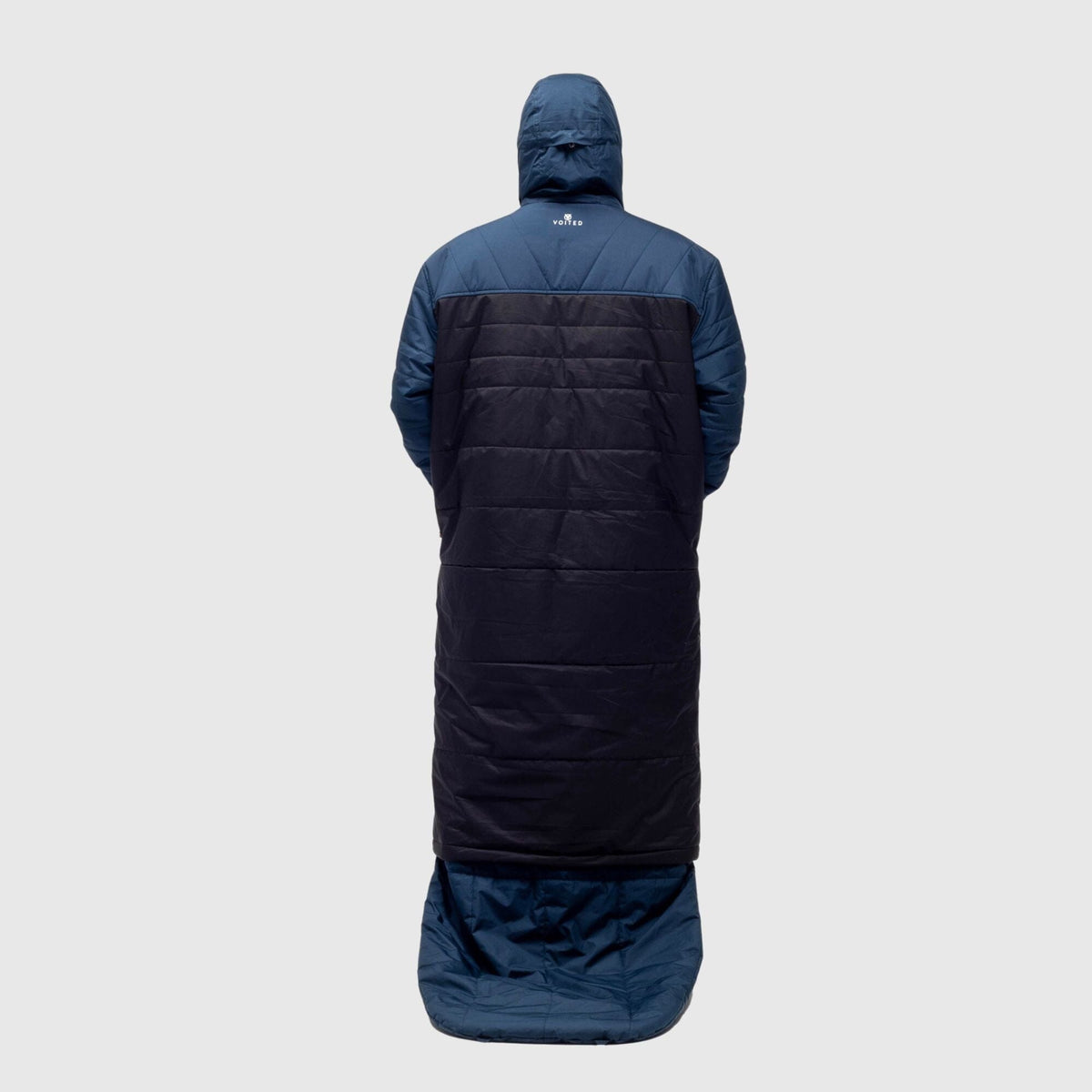 VOITED Premium Slumber Jacket for Camping, Vanlife & Indoor - Navy / Black / Navy Blankets VOITED