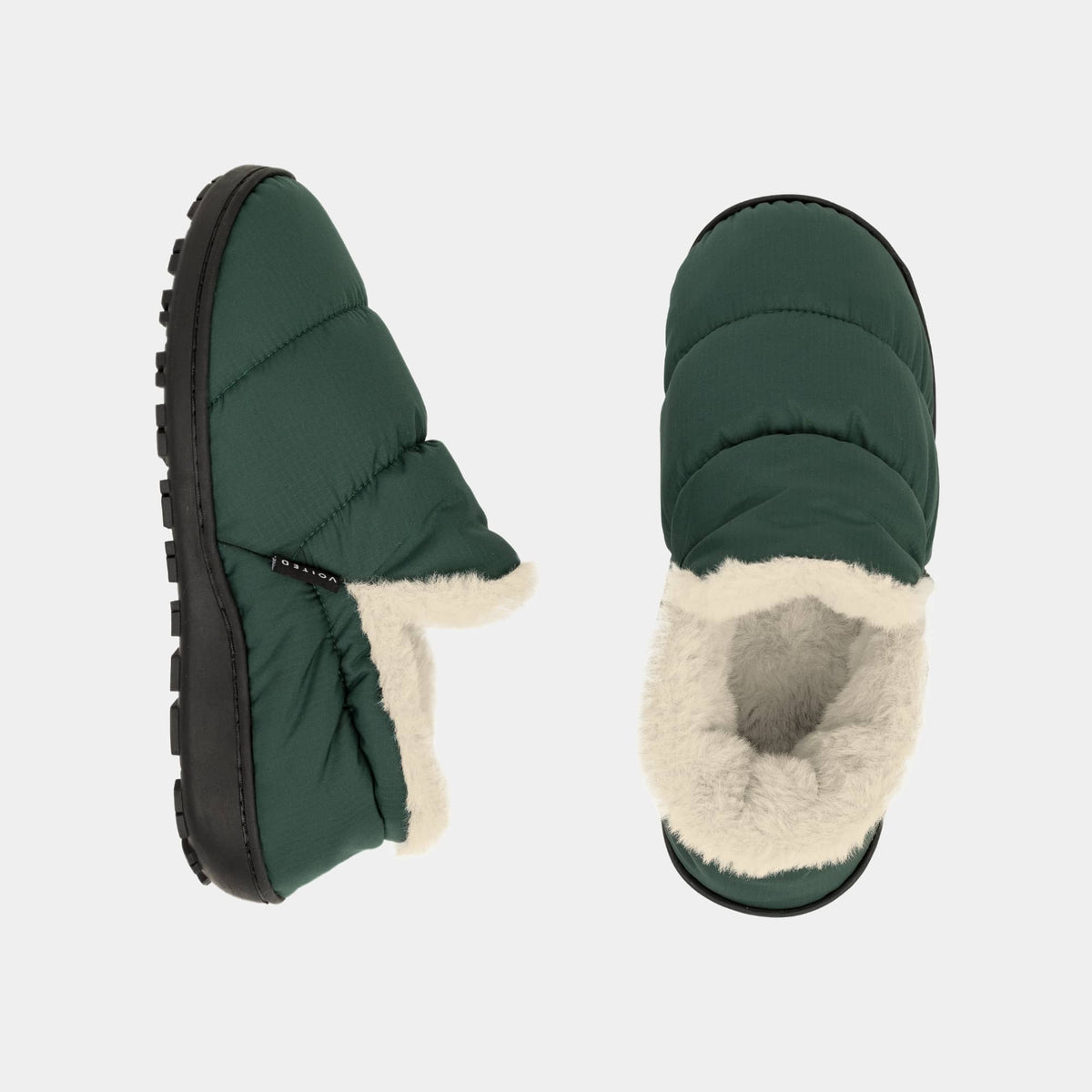 VOITED CloudTouch® Slippers - Lightweight, Indoor/Outdoor Fleece-Lined Camping Slippers - Green Gables Footwear VOITED