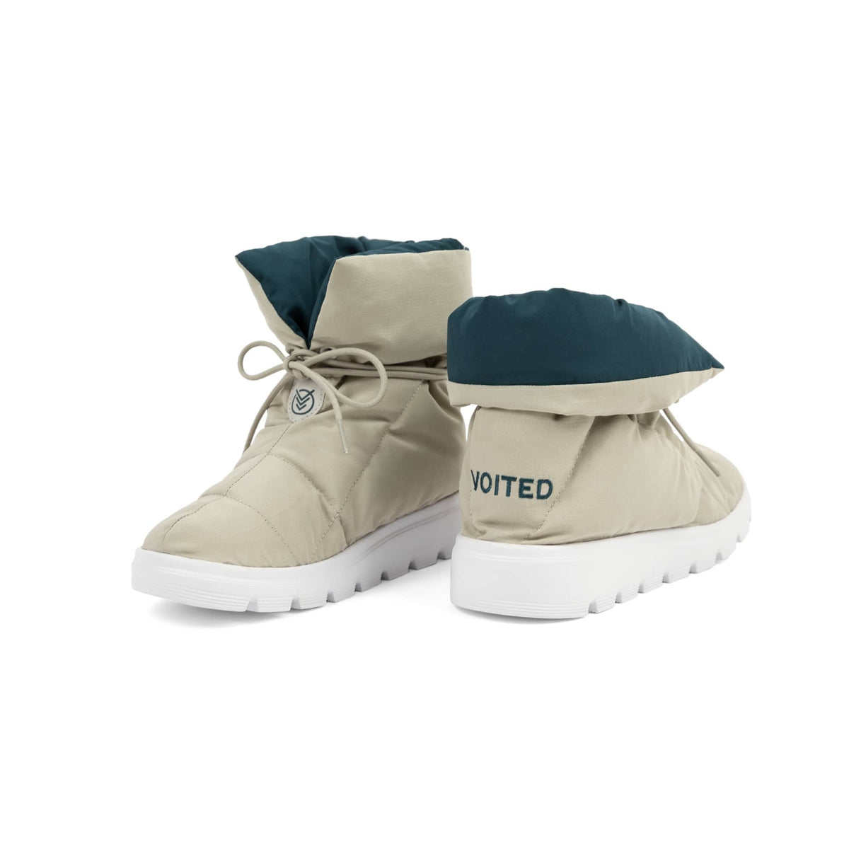 VOITED Cuddle Boot - Lightweight, Indoor/Outdoor Camping Boots - Cream Footwear VOITED