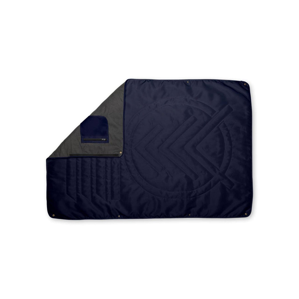 VOITED Quilted Premium Recycled Pet Blanket - Ocean Navy Accessories VOITED