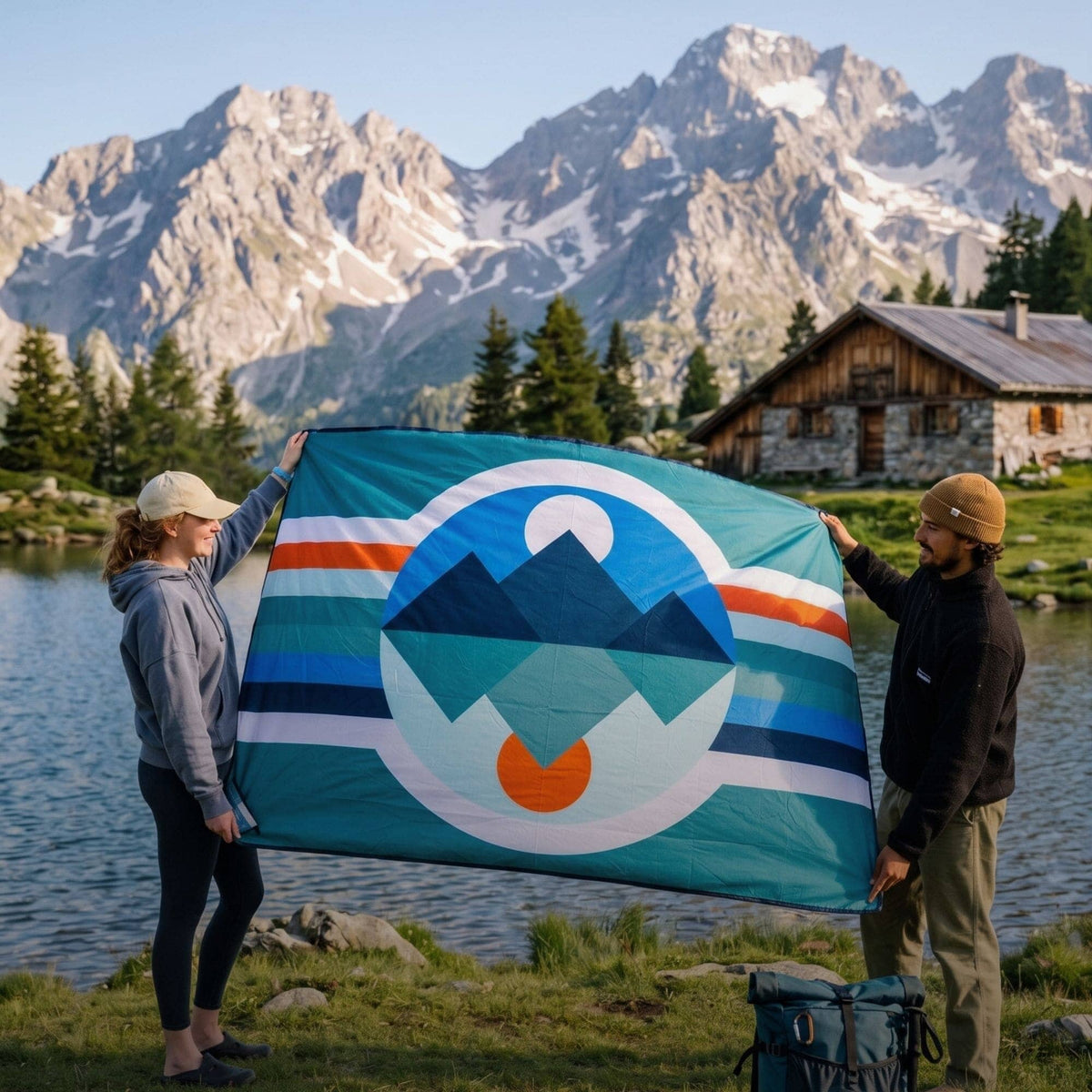 VOITED Compact Picnic & Beach Blanket - Luna Creek Blankets VOITED 