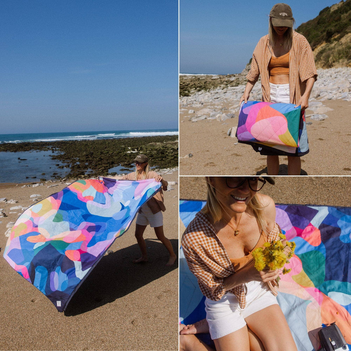 VOITED Compact Picnic & Beach Blanket - Beyond Real Blankets VOITED 