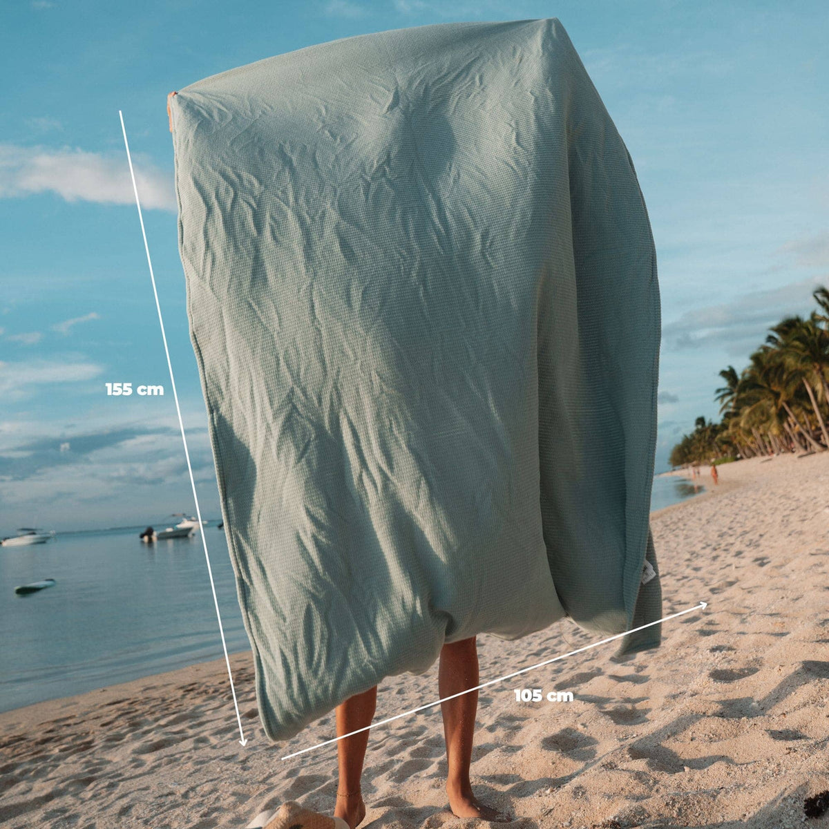 VOITED Beach Towel - Eucalyptus Accessories VOITED 