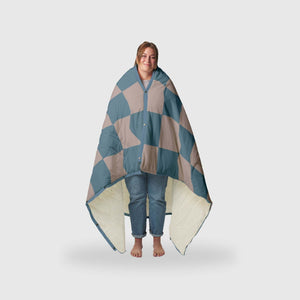 VOITED CloudTouch® Indoor/Outdoor Camping Blanket - Blue Dancer Blankets VOITED 