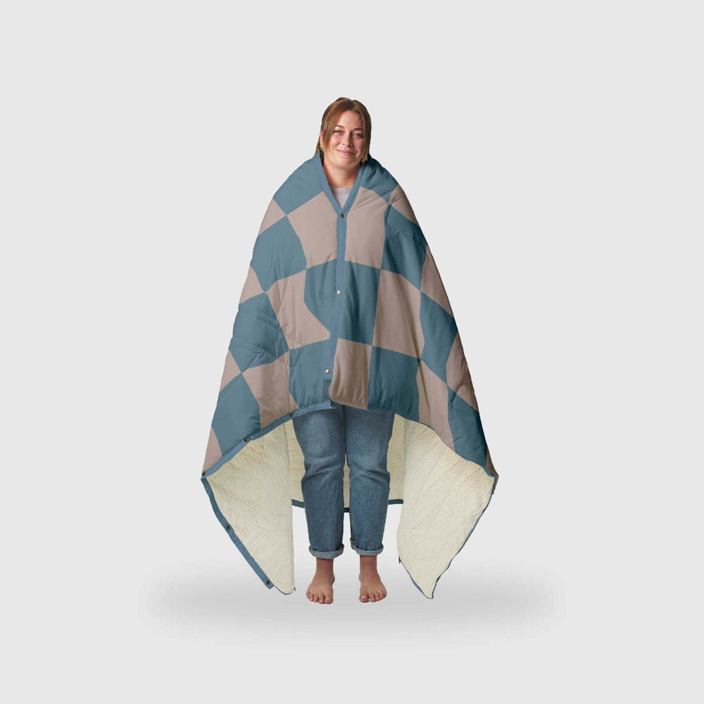
Couverture de camping VOITED CloudTouch® intérieur/extérieur - Blue Dancer
