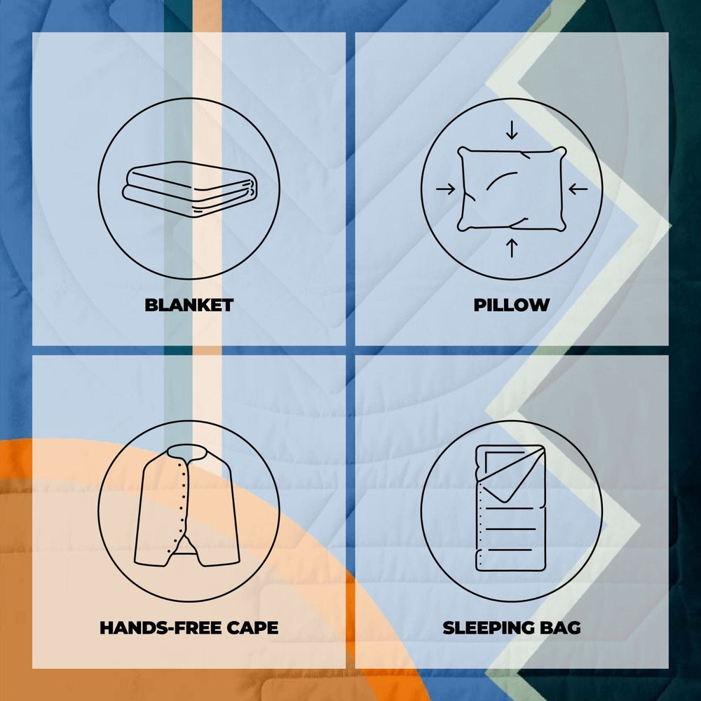 
Couverture de camping VOITED CloudTouch® intérieur/extérieur - Blue Hour
