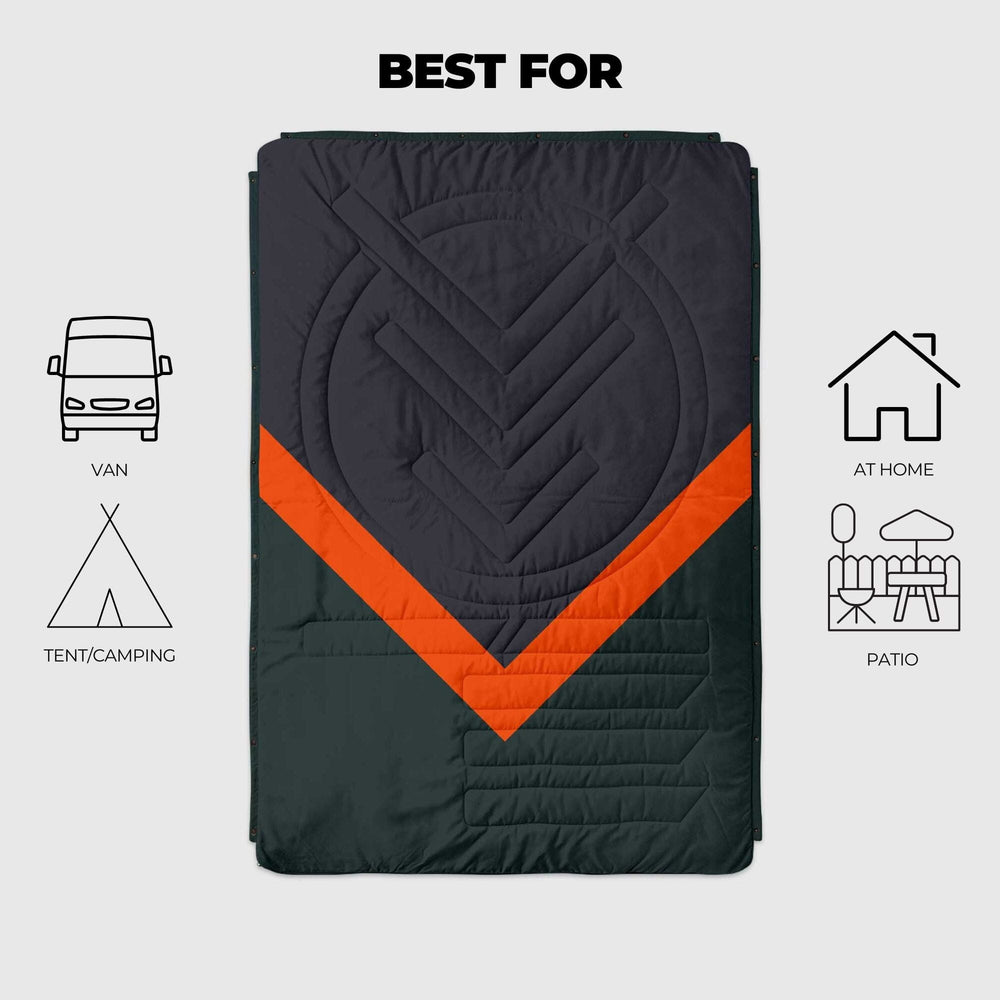 VOITED CloudTouch® Indoor/Outdoor Camping Blanket - Cabin