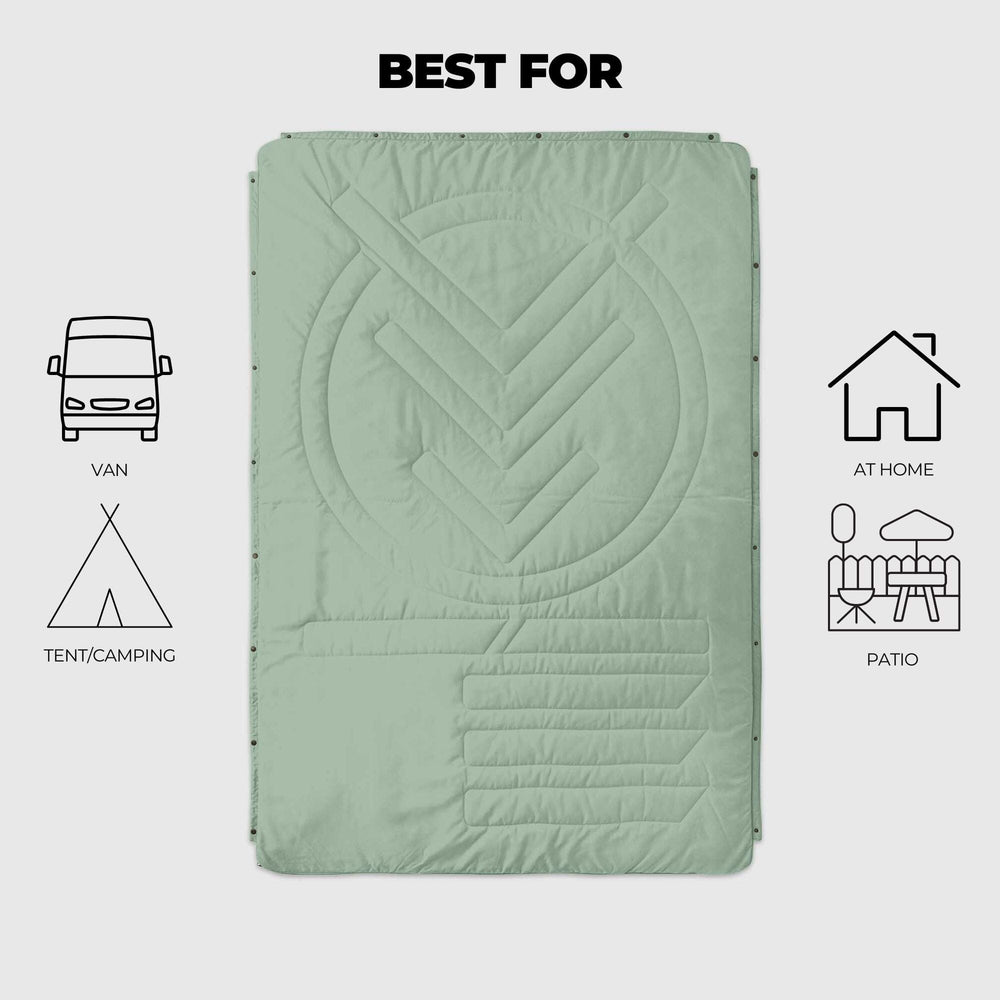 
Couverture de camping VOITED CloudTouch® intérieur/extérieur - Vert Camée
