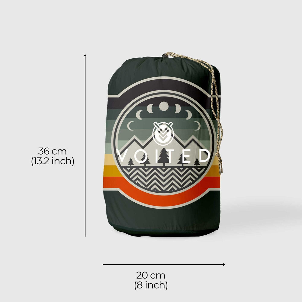 
Couverture de camping VOITED CloudTouch® intérieur/extérieur - Camp Vibes / Greengabel

