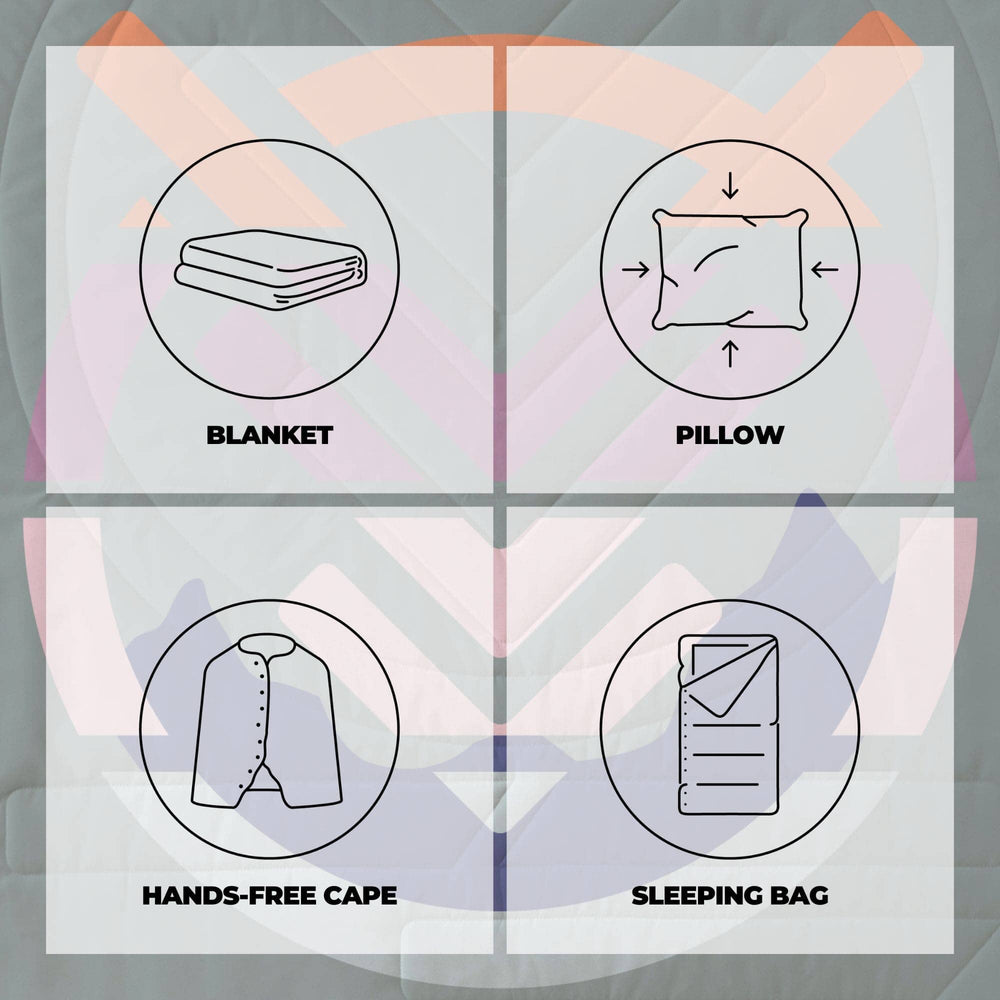 VOITED CloudTouch® Indoor/Outdoor Camping Blanket - Echo Bloom Blankets VOITED 