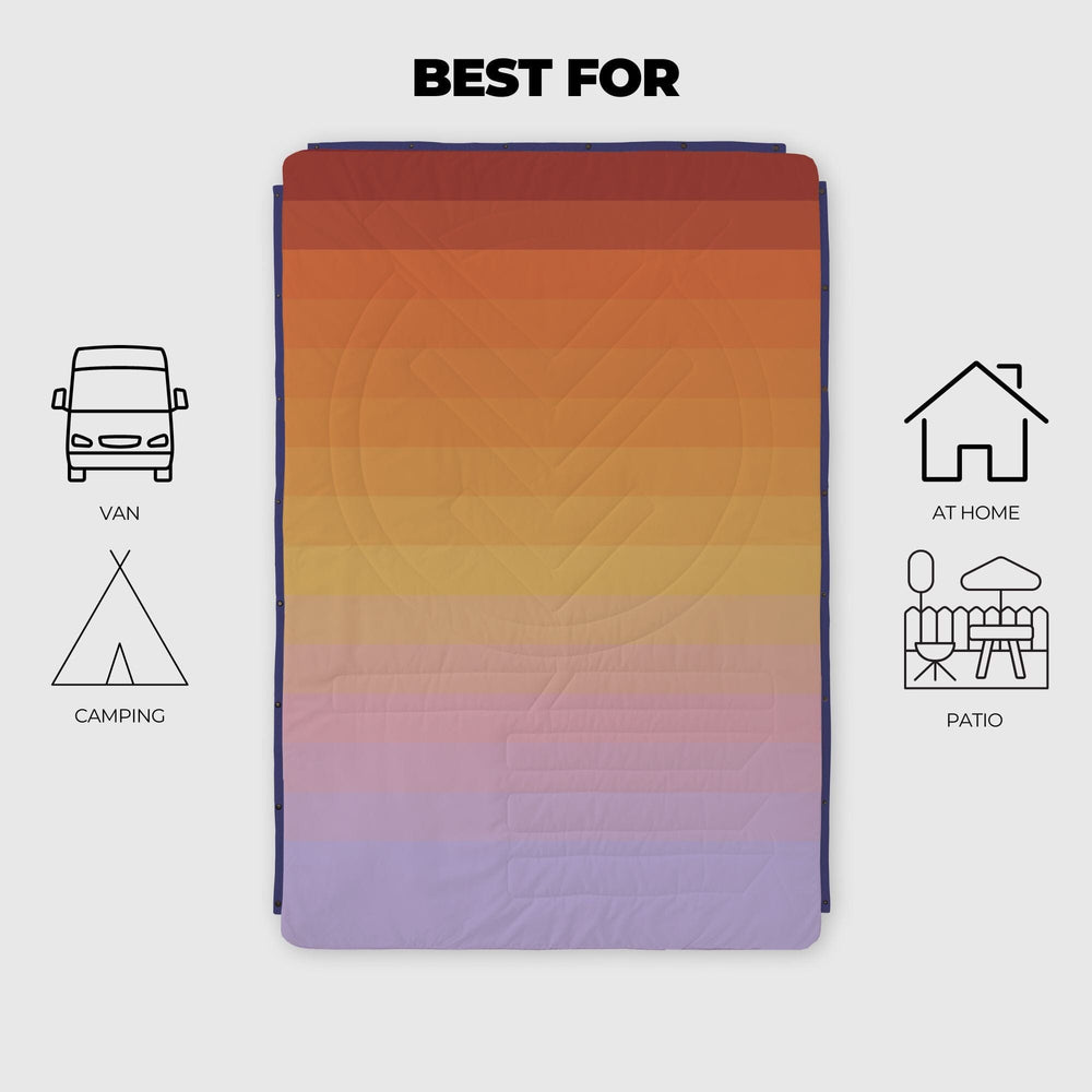 
Couverture de camping VOITED CloudTouch® intérieur/extérieur - Golden Drift
