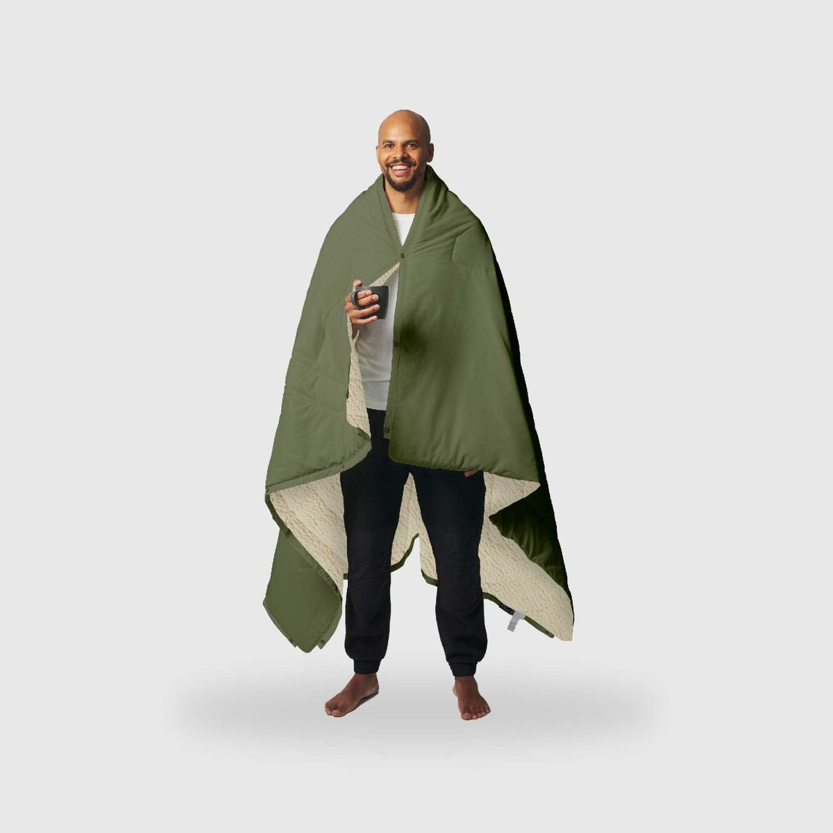 VOITED CloudTouch® Indoor/Outdoor Camping Blanket - Olive Blankets VOITED 