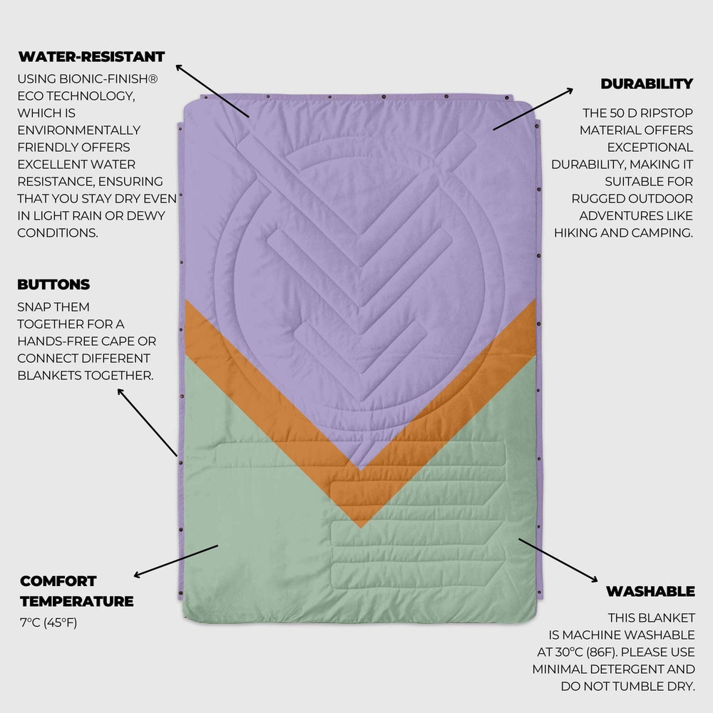 
Couverture de camping VOITED CloudTouch® intérieur/extérieur - Spring Break
