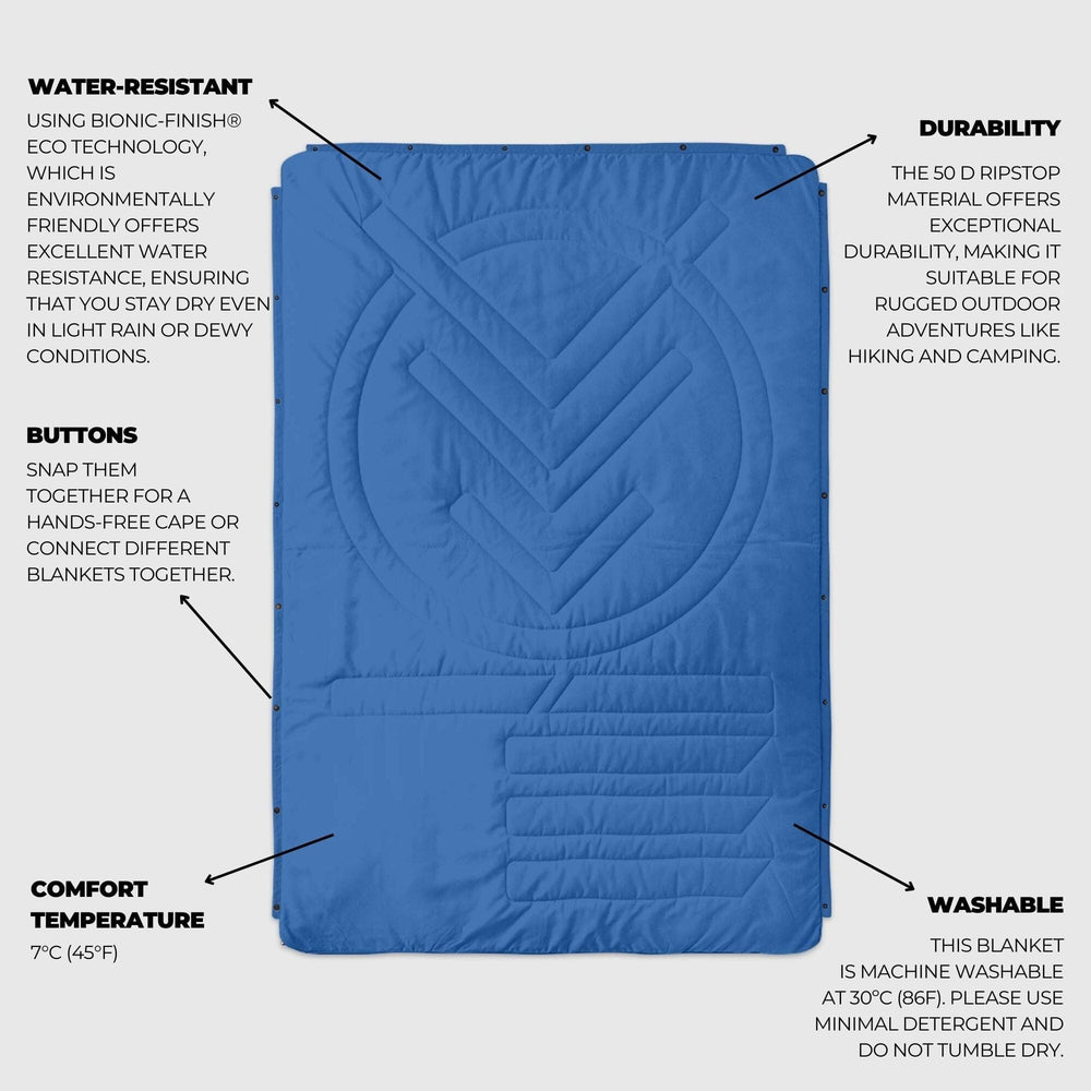 
Couverture de camping VOITED CloudTouch® intérieur/extérieur - Waterfall
