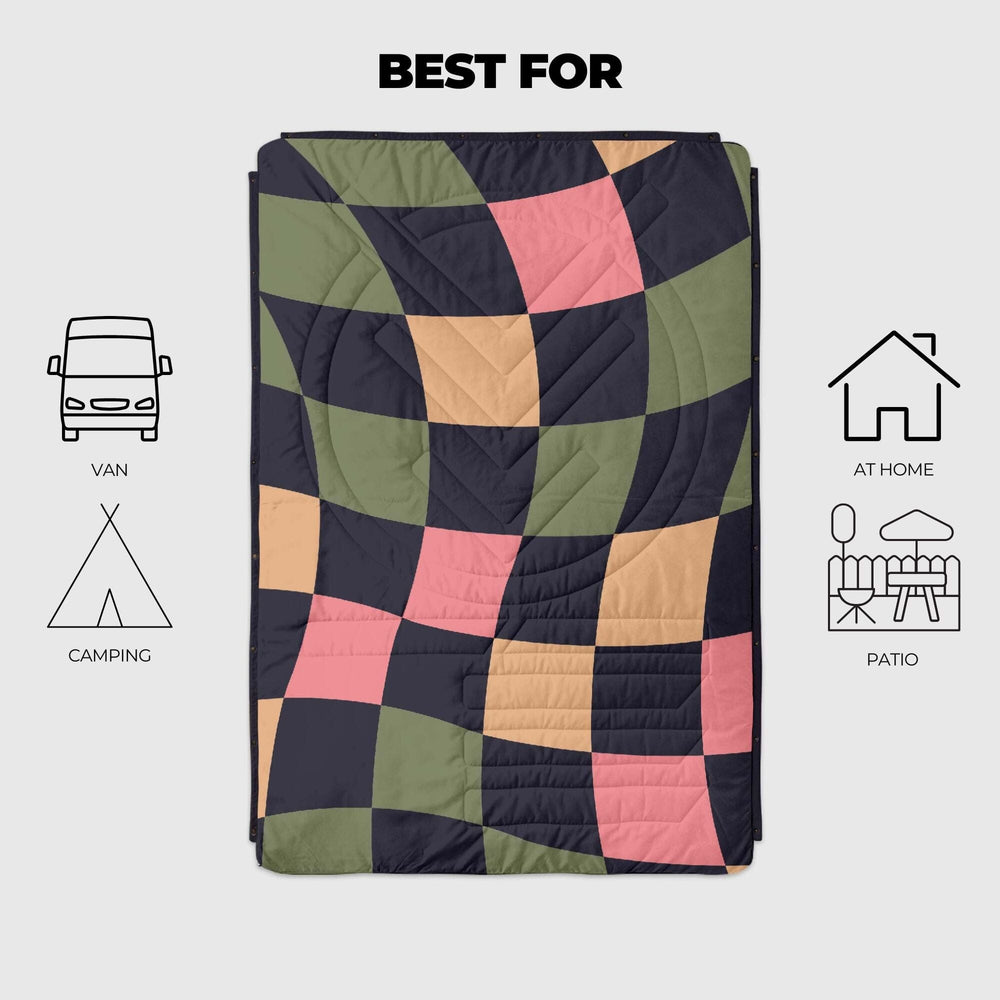 
Couverture de camping VOITED CloudTouch® intérieur/extérieur - Wavecheck
