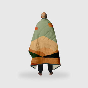 VOITED CloudTouch® Indoor/Outdoor Camping Blanket - Jasper / Tree Green Blankets VOITED 