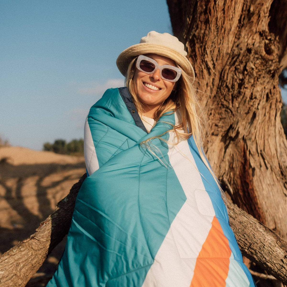 camping luna VOITED Stay cosy Anywhere: Versatile Warm Blankets