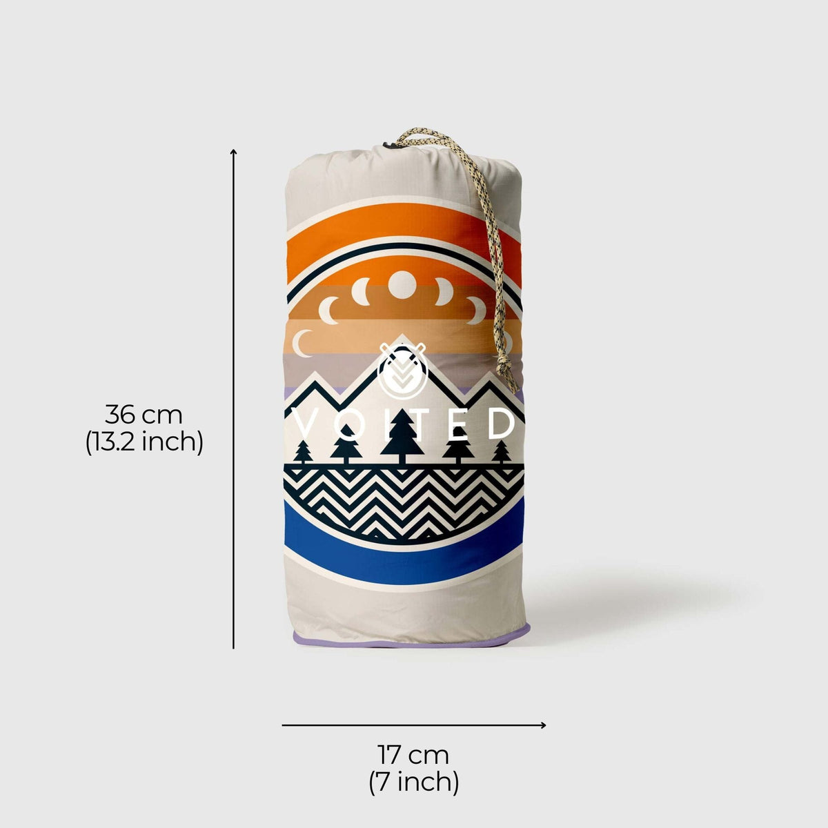 VOITED Fleece Outdoor Camping Blanket - Camp Vibes Powder Blankets VOITED 