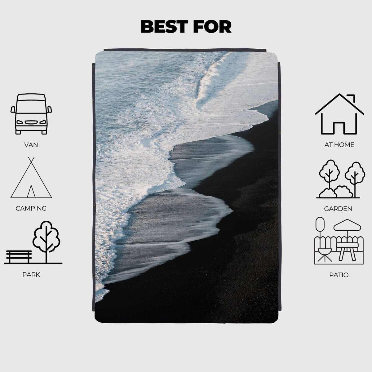 VOITED Fleece Outdoor Camping Blanket - Otherwild Blankets VOITED 