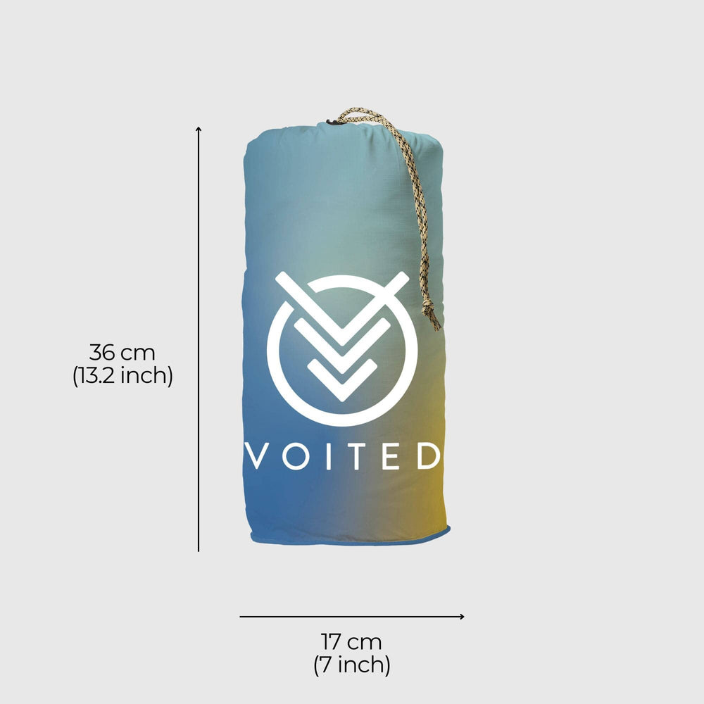 VOITED Fleece Outdoor Campingdeken - Sea Mist