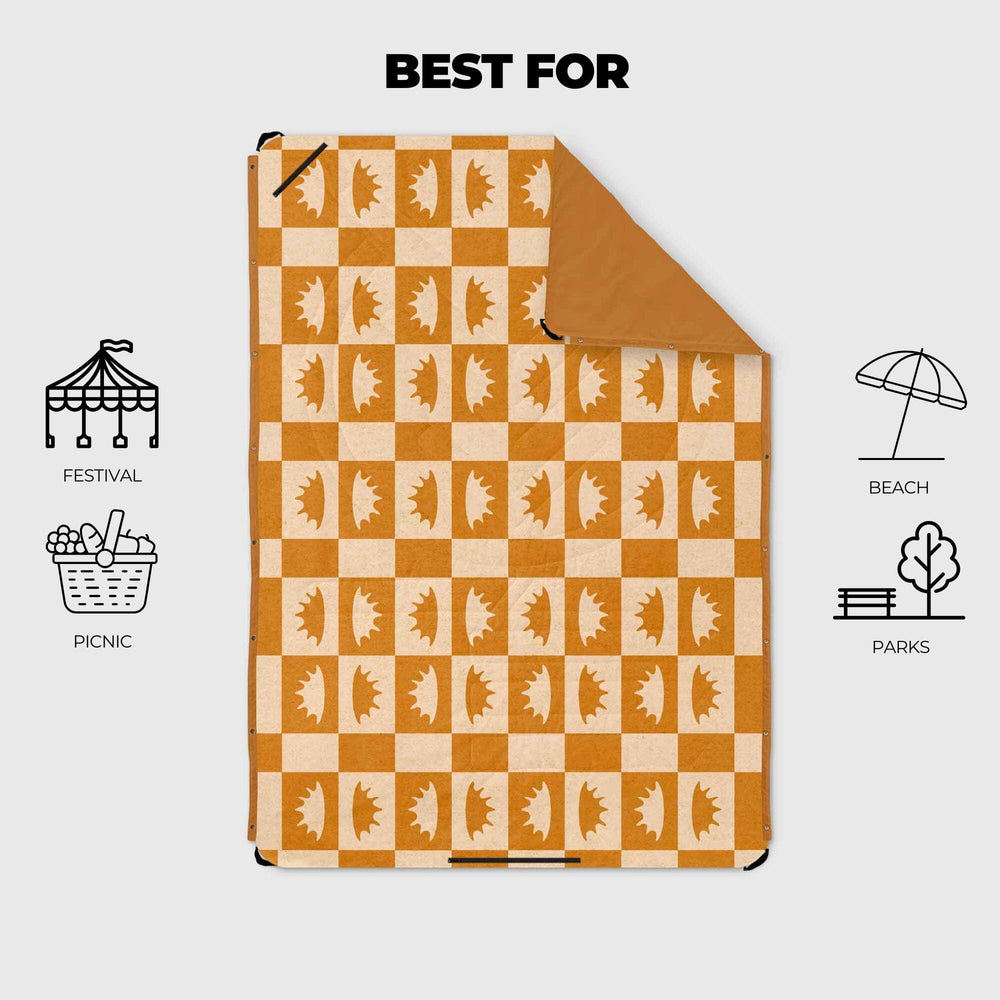 VOITED Compact Picnic & Beach Blanket  - Concha