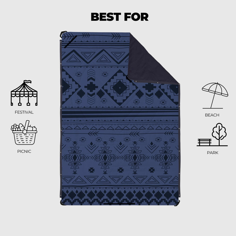 
VOITED Couverture compacte Picnic & Beach - Ethno
