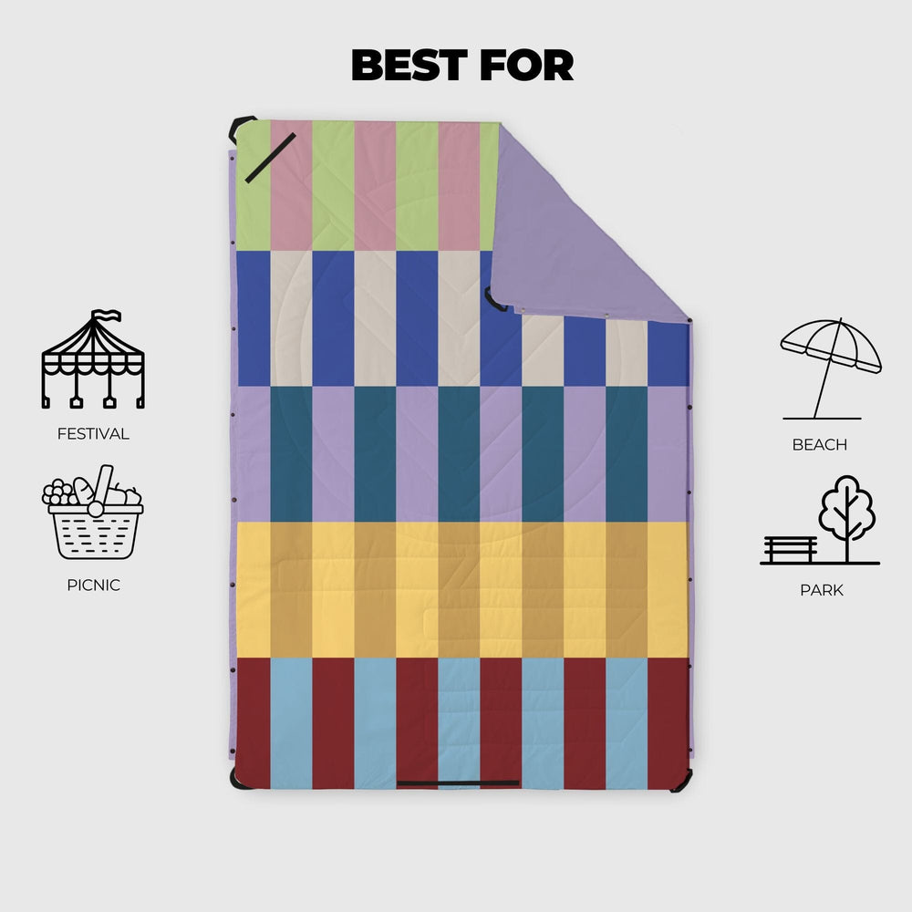 VOITED Compact Picnic & Beach Blanket  - Terra