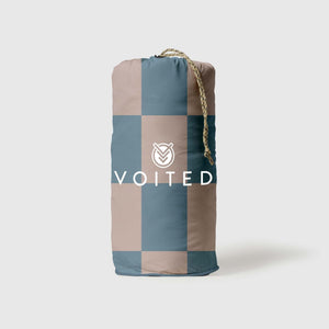 VOITED Recycled Ripstop Outdoor Camping Blanket - Blue Dancer/Sundial Blankets VOITED 