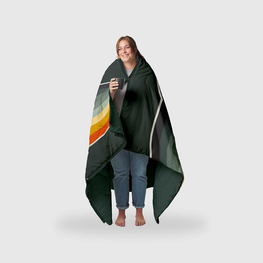 
VOITED Couverture de camping extérieure en Ripstop recyclé - Ambiance camping / Greengabel
