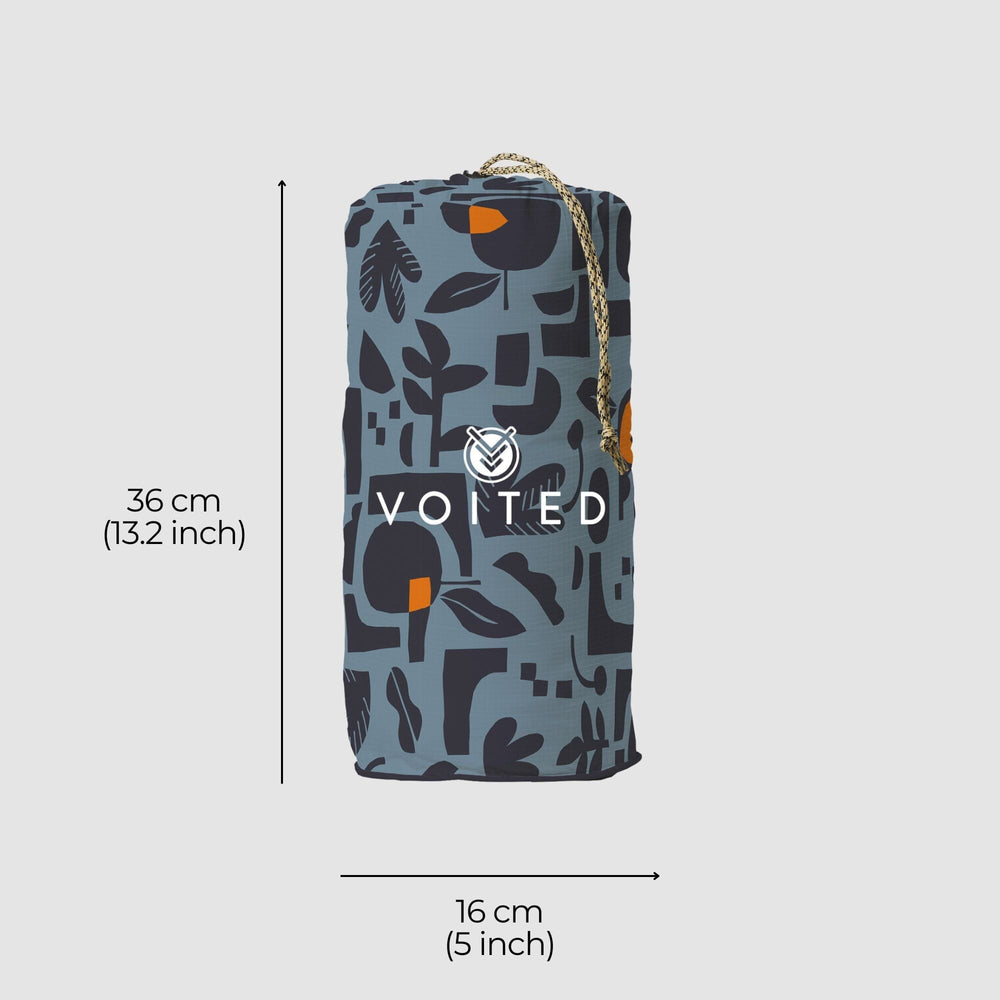 
VOITED Couverture de camping extérieure en Ripstop recyclé - Lush Garden/Graphite
