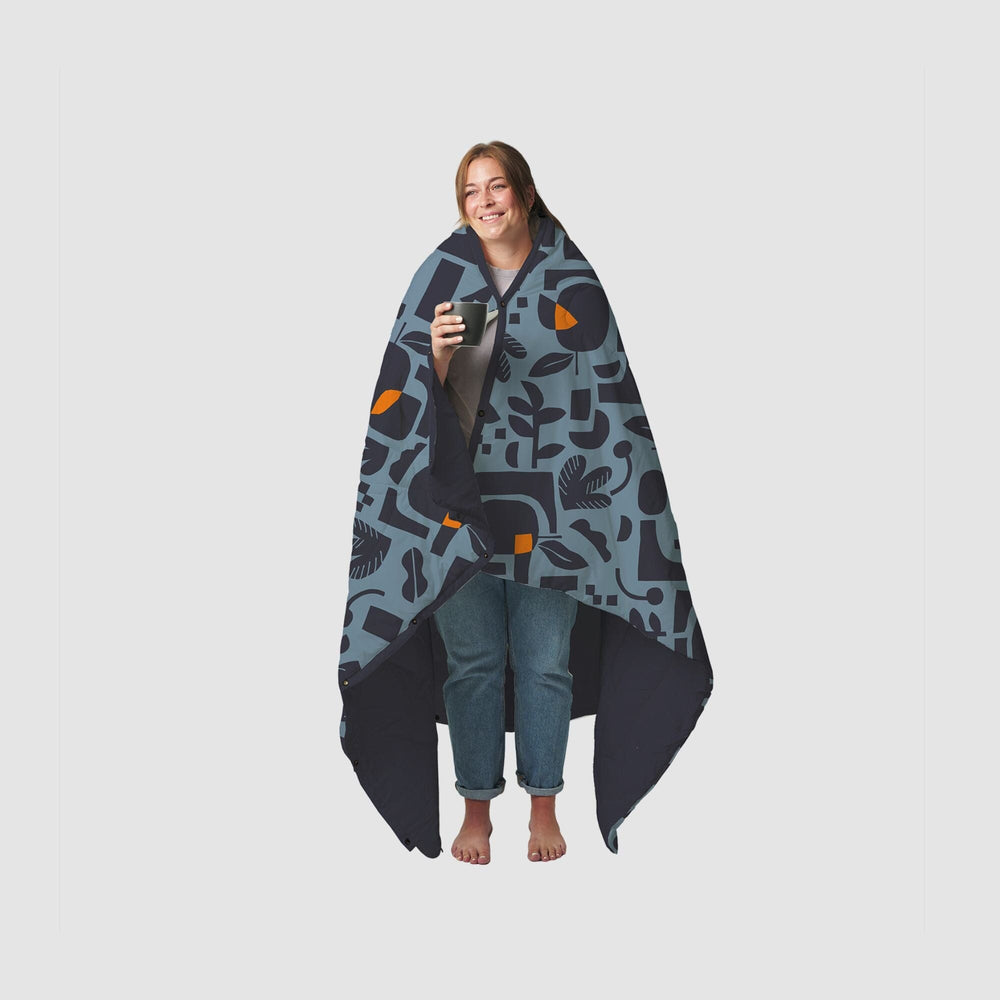 
VOITED Couverture de camping extérieure en Ripstop recyclé - Lush Garden/Graphite
