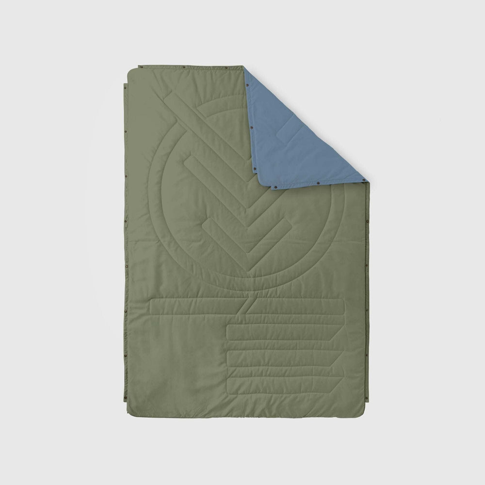 
VOITED Couverture de camping extérieure en Ripstop recyclé - Olive/Mountain Spring
