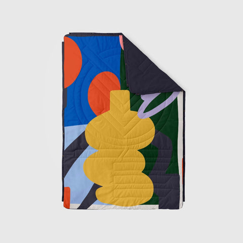 
VOITED Couverture de camping extérieure en Ripstop recyclé - Out The Window/Graphite

