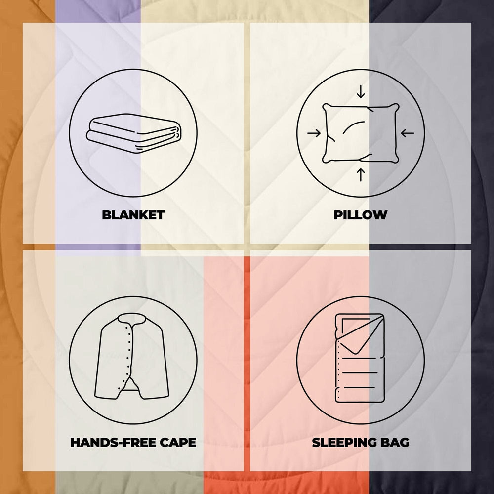 
VOITED Couverture de camping extérieure en Ripstop recyclé - Patch
