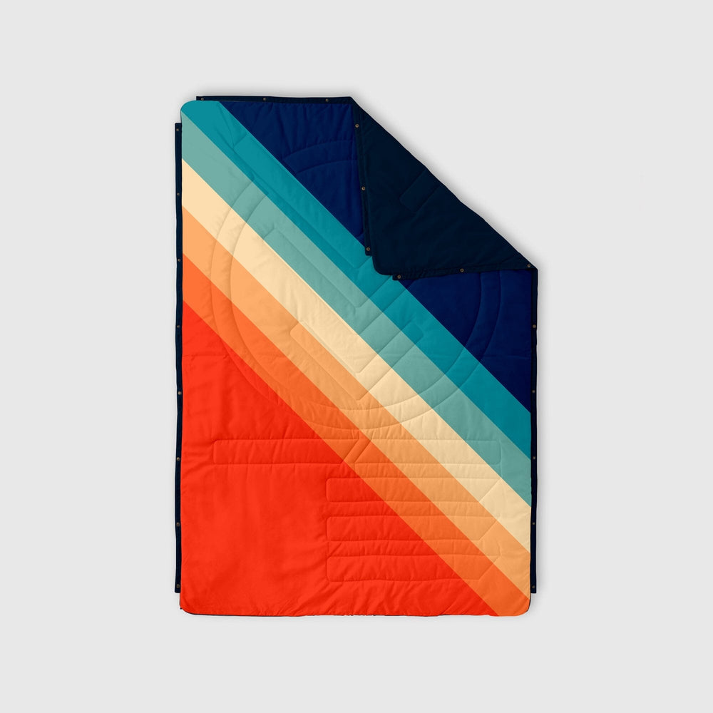 
VOITED Couverture de camping extérieure en Ripstop recyclé - Arc-en-ciel
