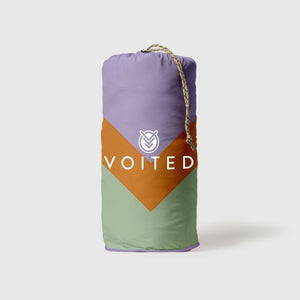 VOITED Recycled Ripstop Outdoor Camping Blanket - Spring Break/Digital Lavender Blankets VOITED 