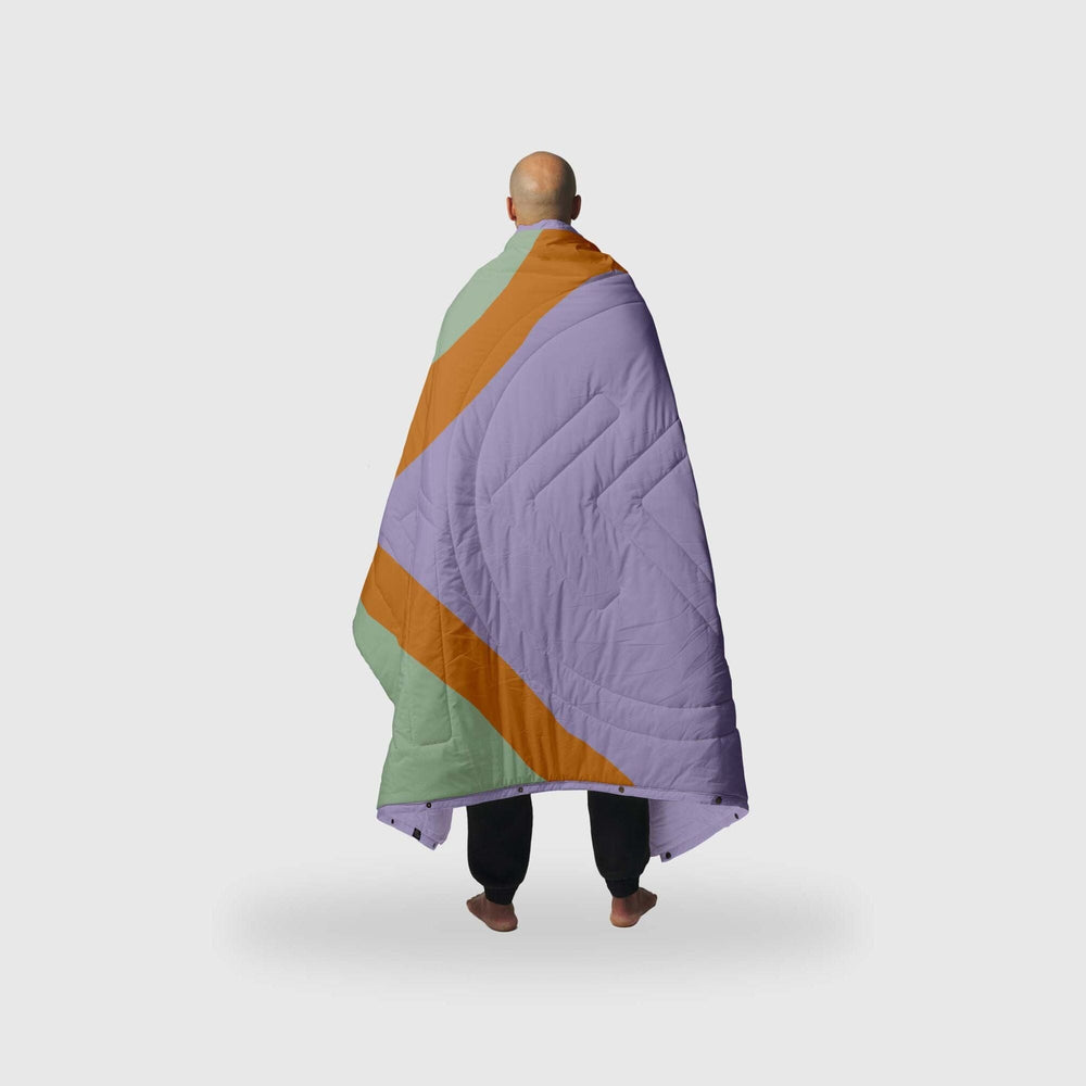 
VOITED Couverture de camping extérieure en Ripstop recyclé - Spring Break/Digital Lavender
