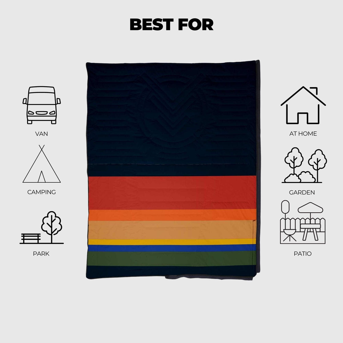 our planet schlafsack VOITED Slumber Zip Sack Blanket - Origin